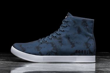 Nobull High-Top Tie-Dye Canvas Women's Trainers Navy | Australia (EX9068)